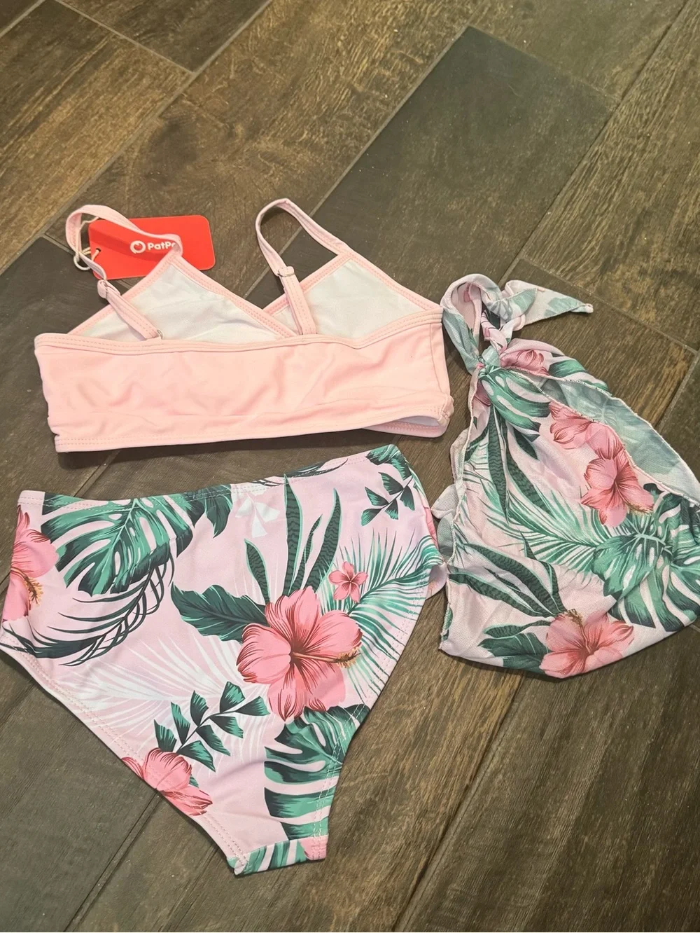NWT 3pc PatPat Girls Bikini Set